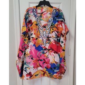 Rise & Bloom Caftan Muti-Colors Kimono S